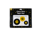 Goud Zwarte Hangdecoratie 20 Jaar 3st